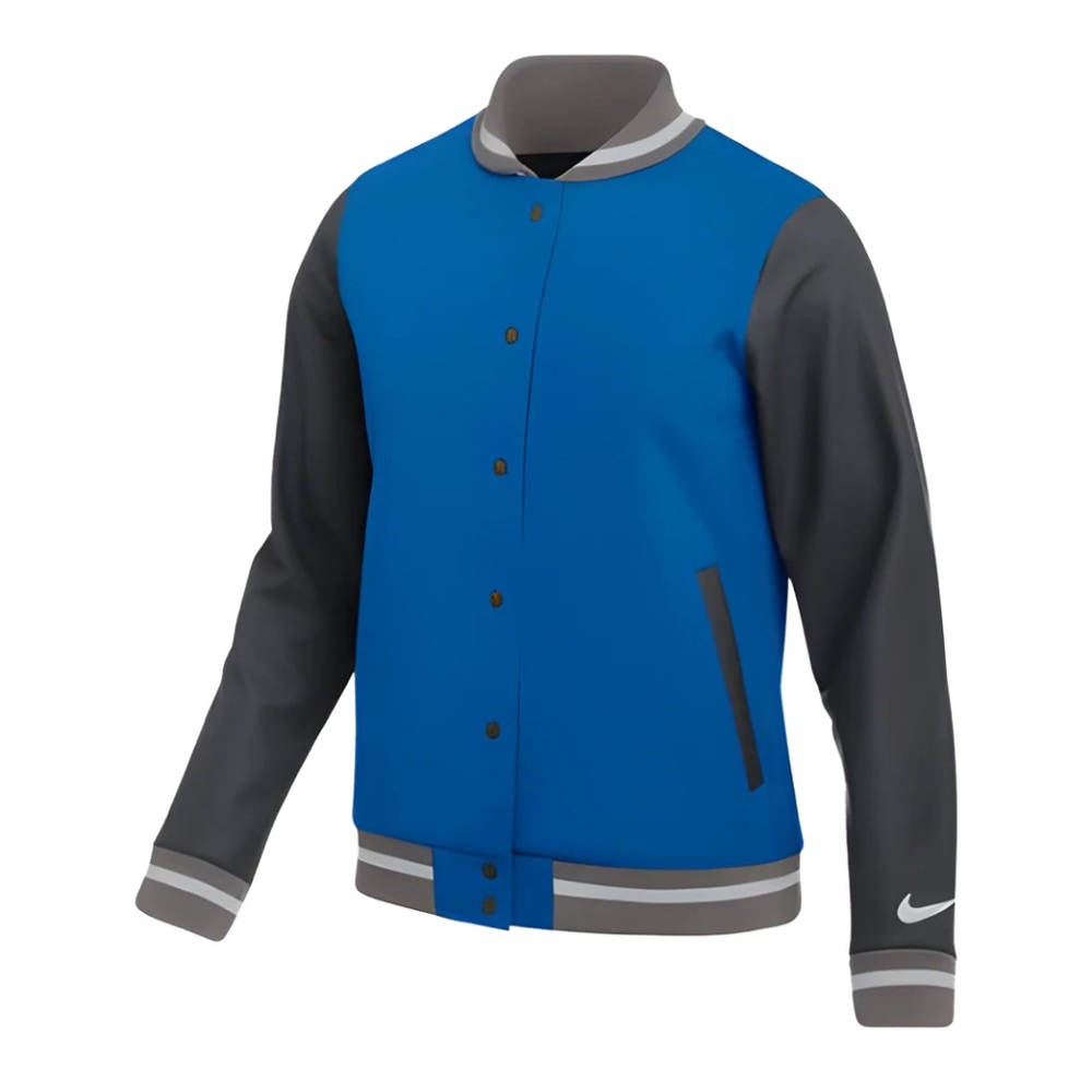 Nike Men's Blue and Gray Jacket size L